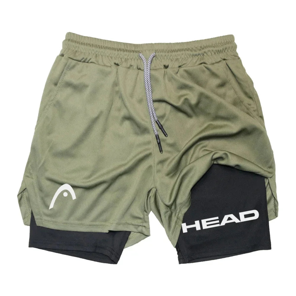 Men's Berserker Anime Running Shorts – 2-in-1 Double Layer Quick-Dry