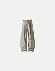 Men’s Old Money Straight-Leg Trousers – White Casual Pants | Korean-Inspired Spring 2026 Style, M–5XL