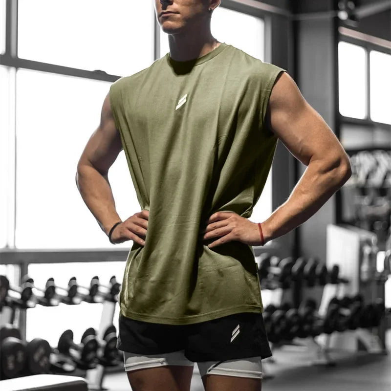 Men’s Performance Mesh Tank Top – Breathable Quick-Dry Sleeveless Workout Shirt | Gym, Training & Fitness