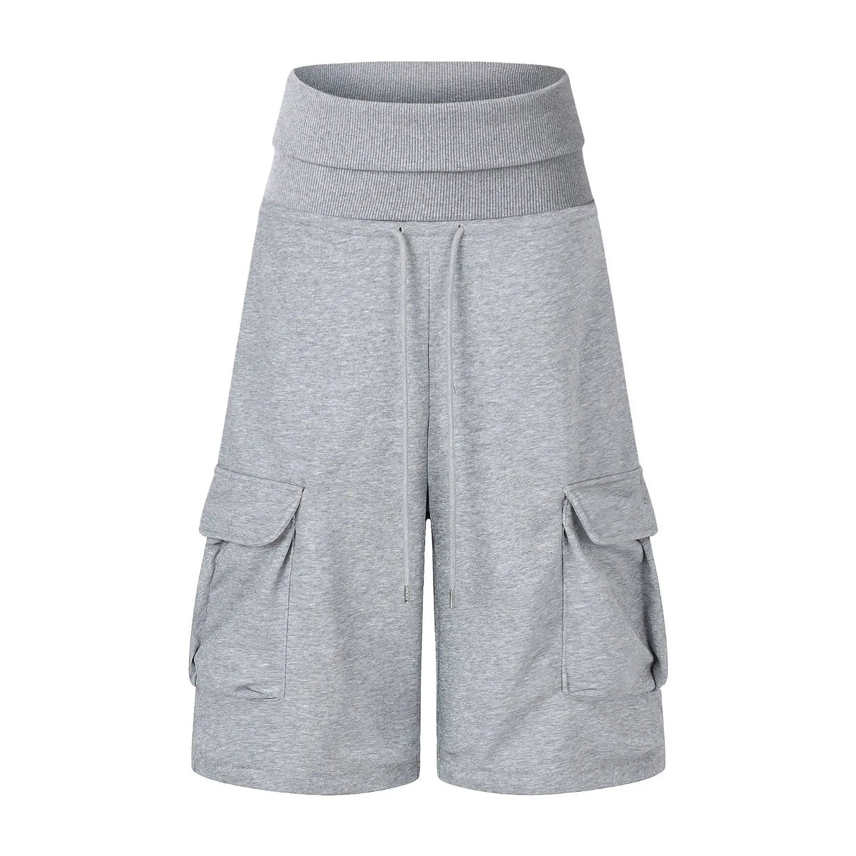 Women’s Summer Wide-Leg Pants – Loose Drapey Casual Trousers with Pockets, American-Style Sporty Streetwear