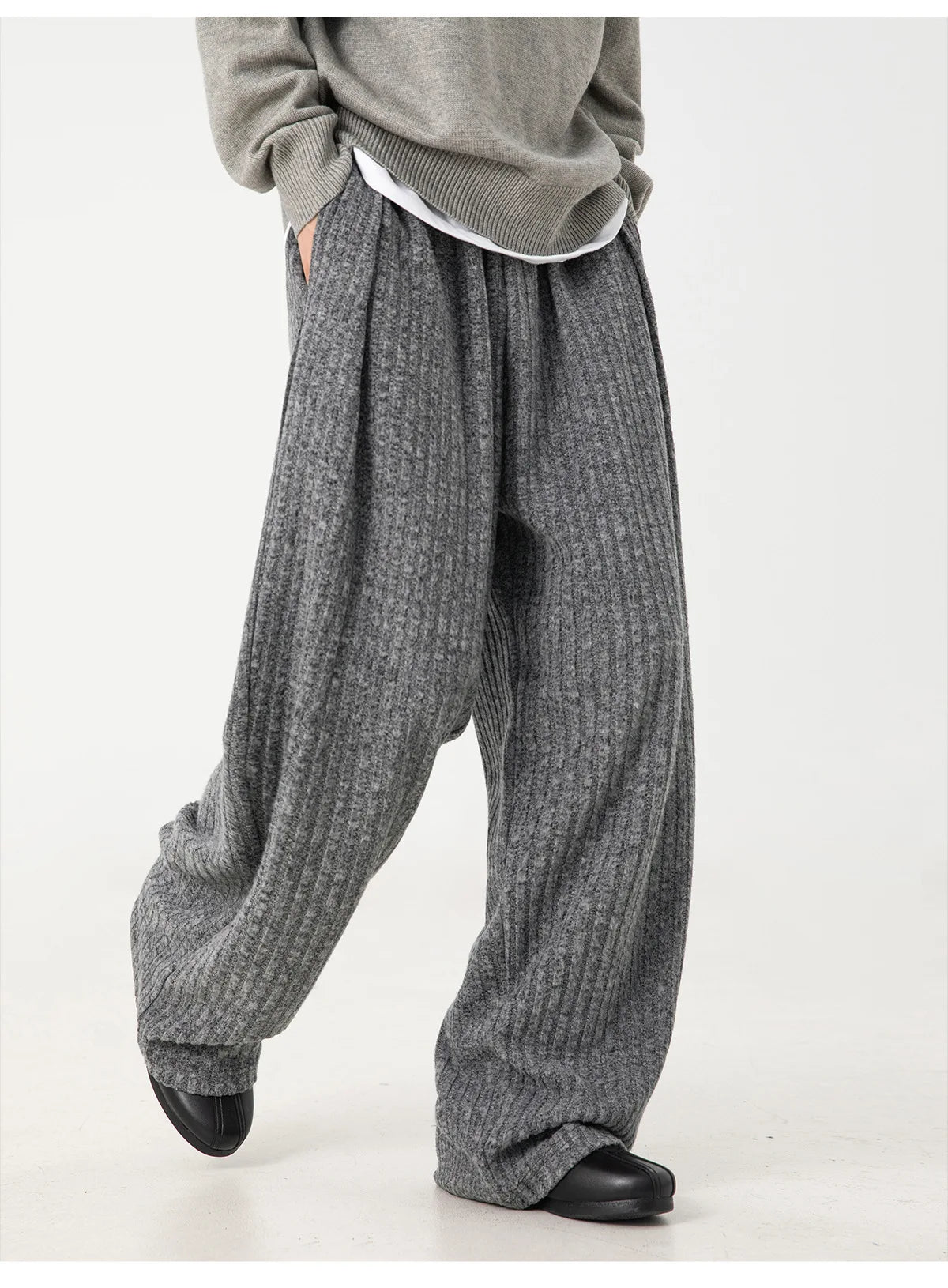 Korean Style Men’s Casual Pants – Wide Leg Streetwear