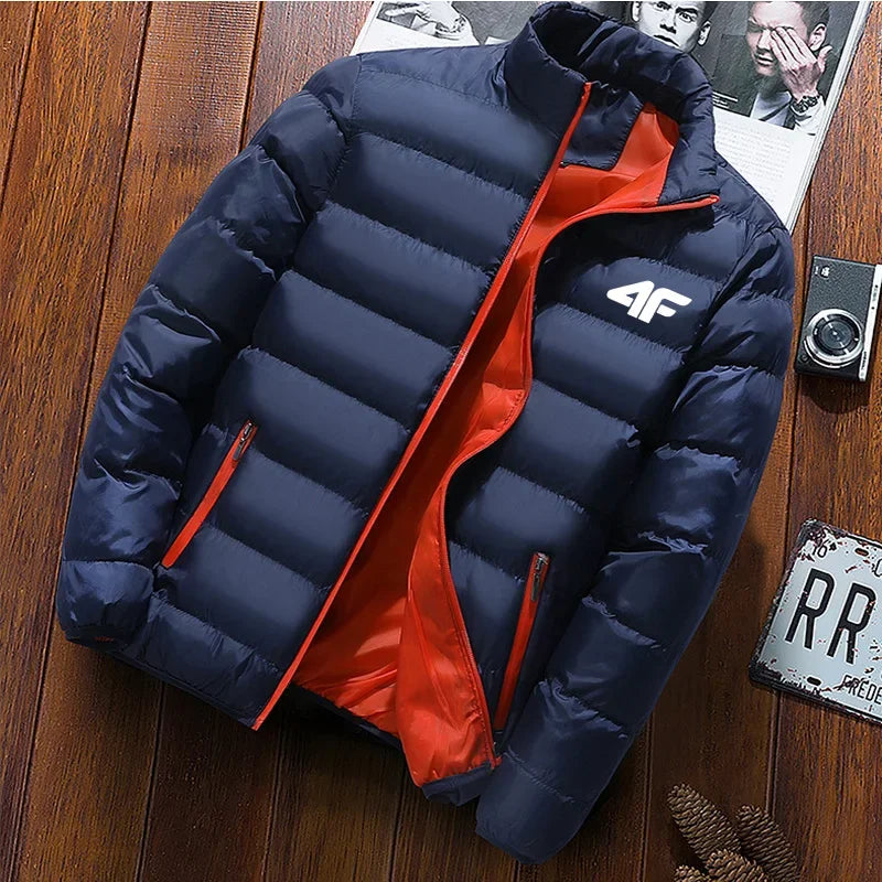 Men’s Waterproof Winter Jacket – Warm Windbreaker Coat, Casual Zip-Up Outdoor Jacket
