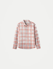 SIMWOOD Men’s Oversized Plaid Flannel Shirt – Loose Fit Long Sleeve Cotton Top