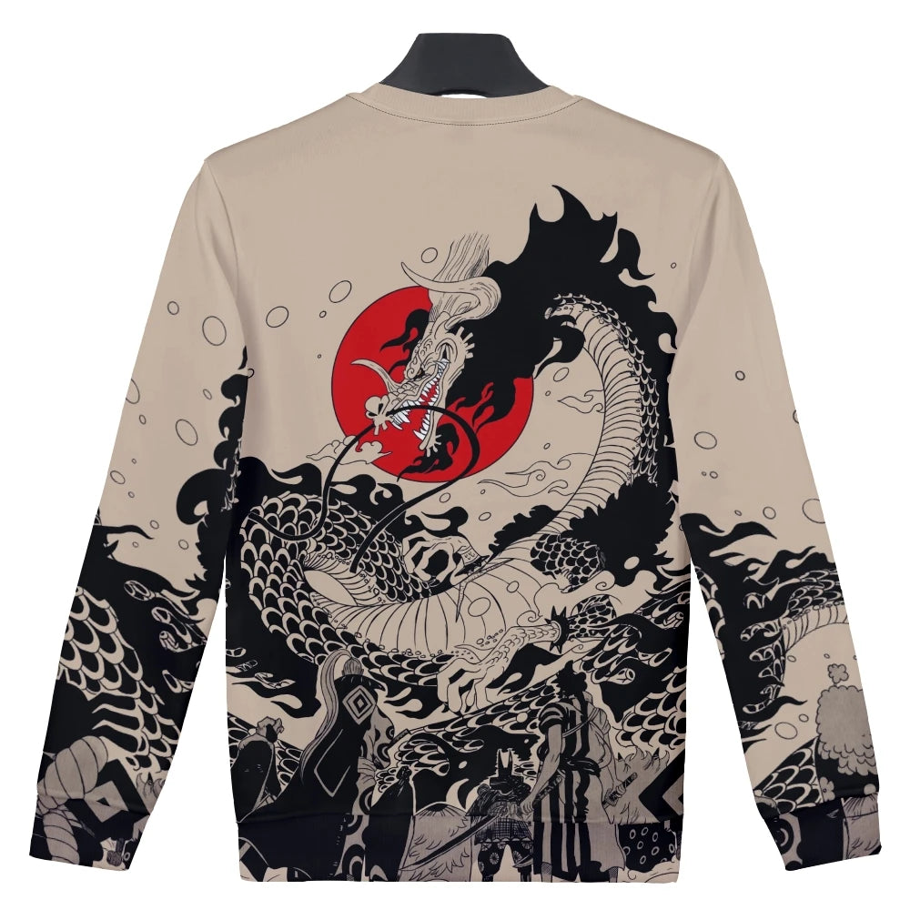 Unisex Samurai Demon 3D Print Hoodie – Japanese Anime Long Sleeve Pullover Sweatshirt, Casual Streetwear Top