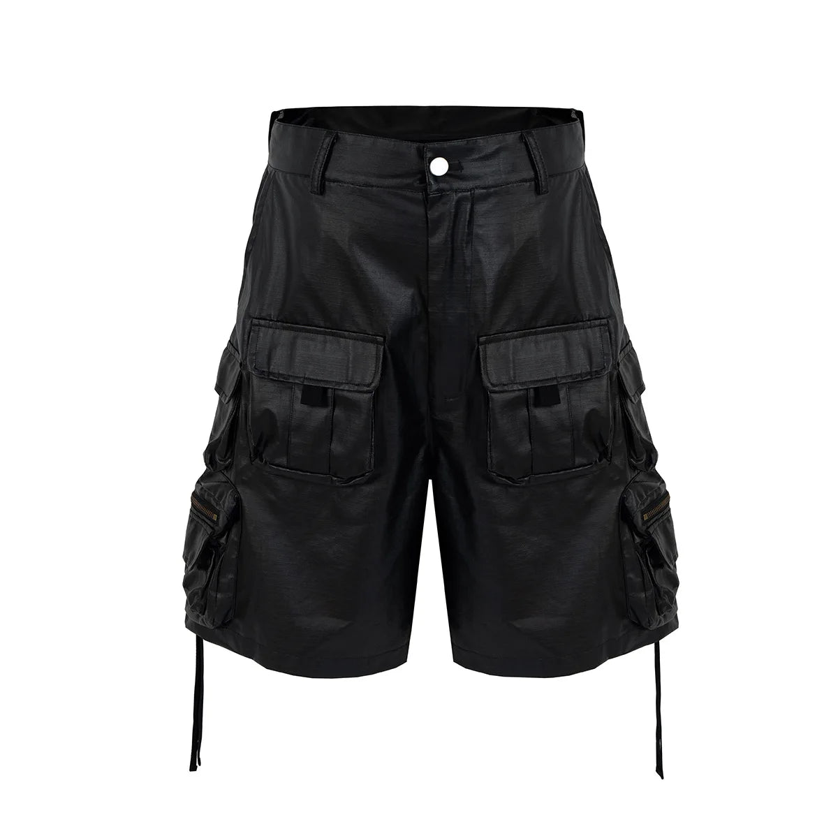 Unisex Multi-Pocket Cargo Shorts – Loose Fit Techwear Utility Shorts, High Street Casual Shorts for Men & Women