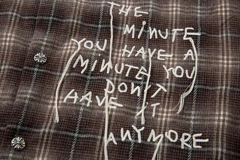 Men’s Vintage Plaid Layered Shirt – Loose Fit Long Sleeve Streetwear