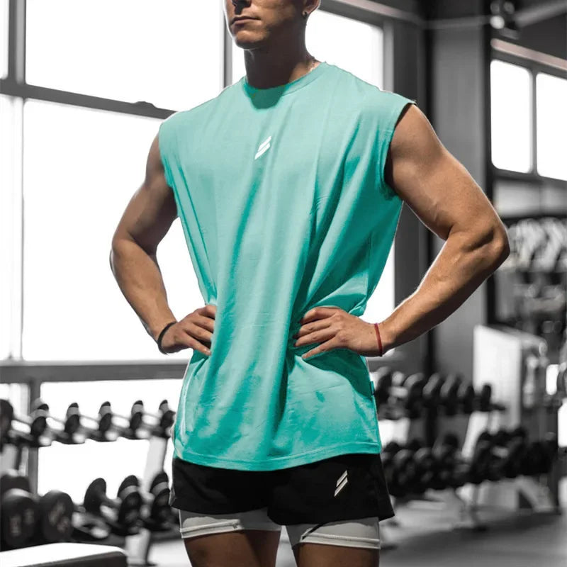 Men’s Performance Mesh Tank Top – Breathable Quick-Dry Sleeveless Workout Shirt | Gym, Training & Fitness