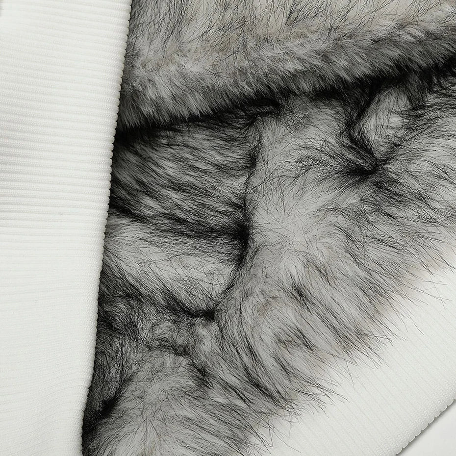 Men Winter Jackets Fur Collar Parkas Coat Vintage Oversized Fleece Warm Jackets