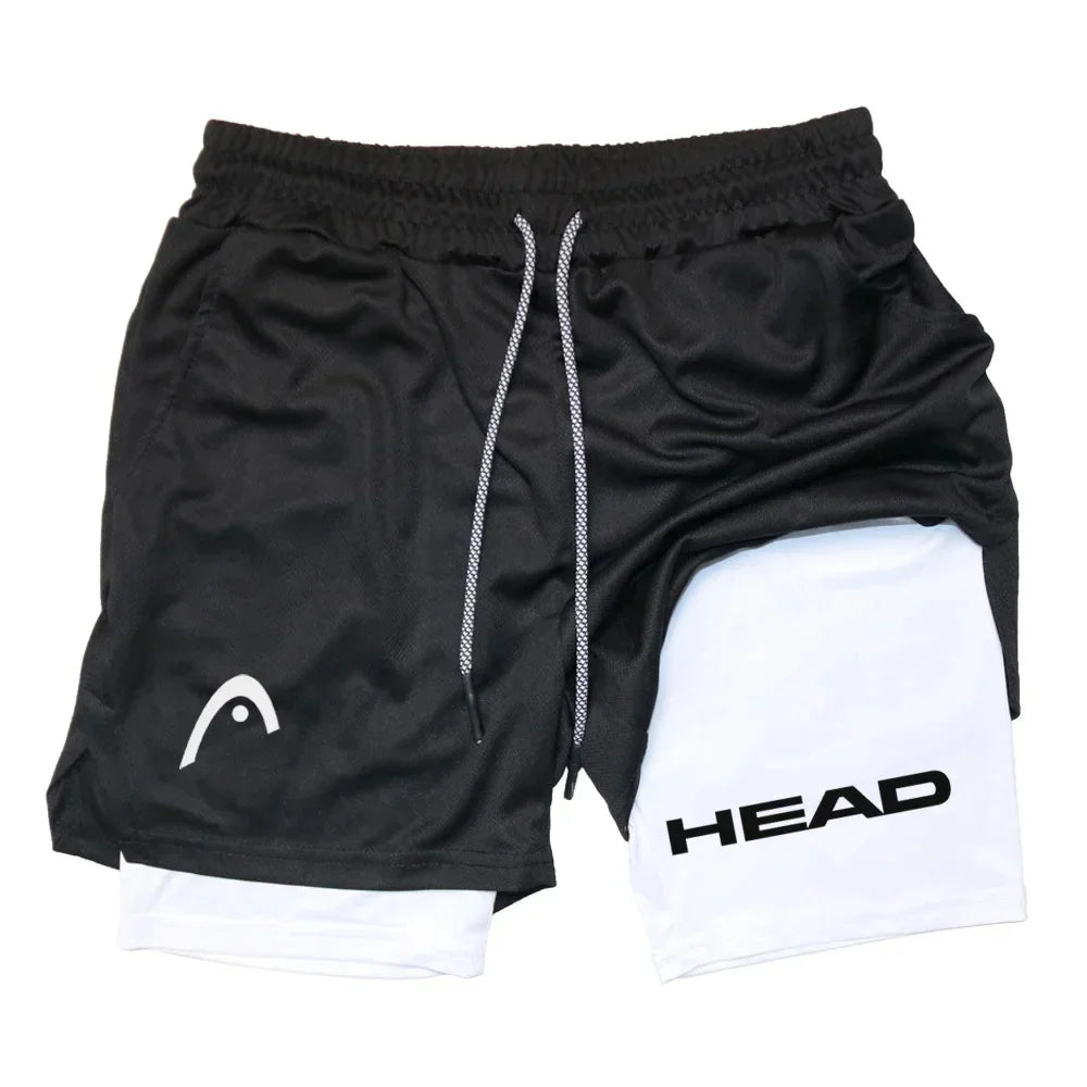 Men's Berserker Anime Running Shorts – 2-in-1 Double Layer Quick-Dry