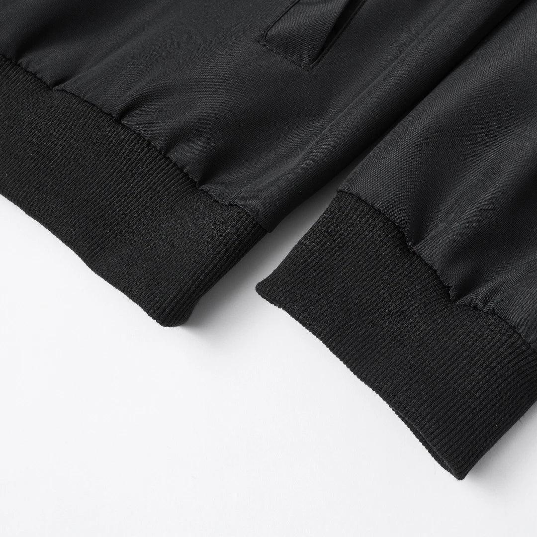 Men's Baseball Collar Solid Colour Jacket – Lightweight Business-Casual Short Coat for Spring & Autumn