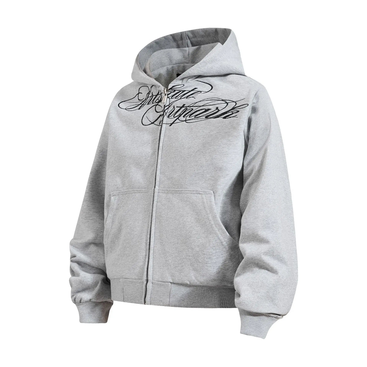 Women’s Camouflage Zip-Up Hoodie – Vintage Letter Embroidery Cropped Sweatshirt | Loose Casual Streetwear Jacket