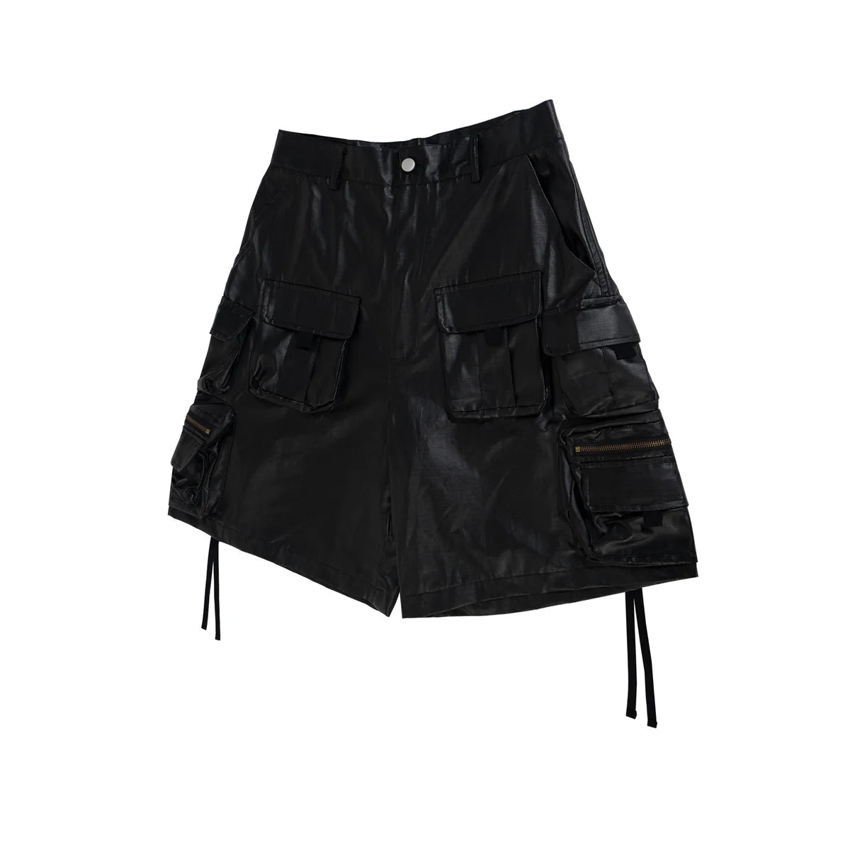 Unisex Multi-Pocket Cargo Shorts – Loose Fit Techwear Utility Shorts, High Street Casual Shorts for Men & Women