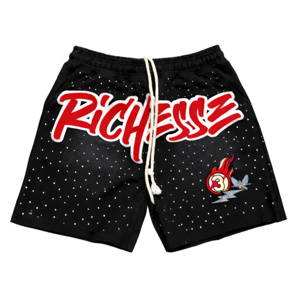 Men’s Y2K Graphic Mesh Shorts – Letter Print Star Streetwear Shorts