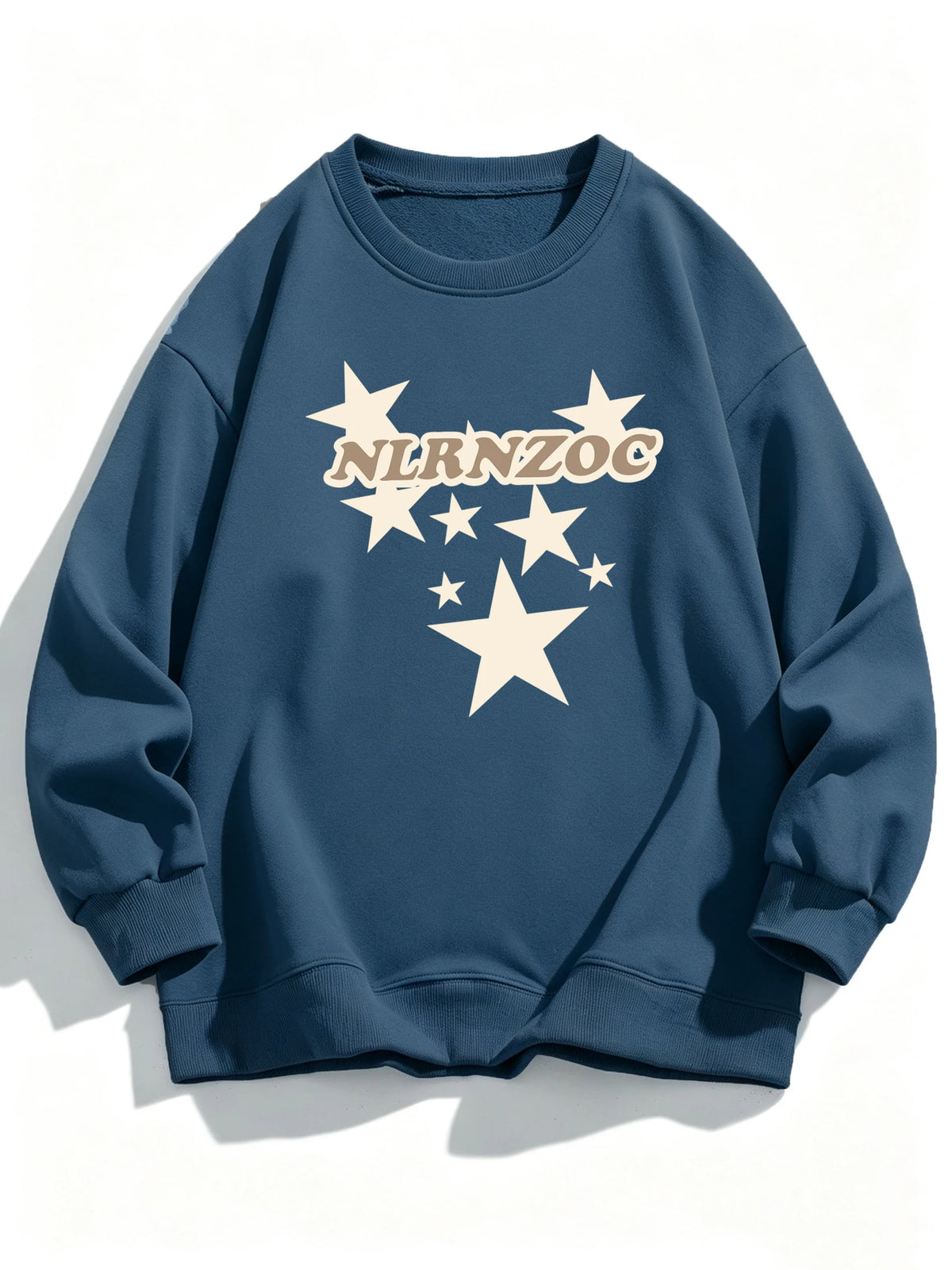Women’s Star Graphic Sweatshirt – Long Sleeve Cartoon Streetwear Top