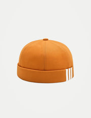 Unisex Cotton Brimless Skullcap – Retro Docker Hat, Hip Hop Streetwear Beanie for Summer & Outdoor Wear