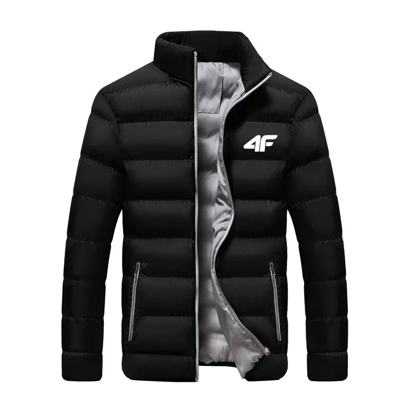 Men’s Waterproof Winter Jacket – Warm Windbreaker Coat, Casual Zip-Up Outdoor Jacket