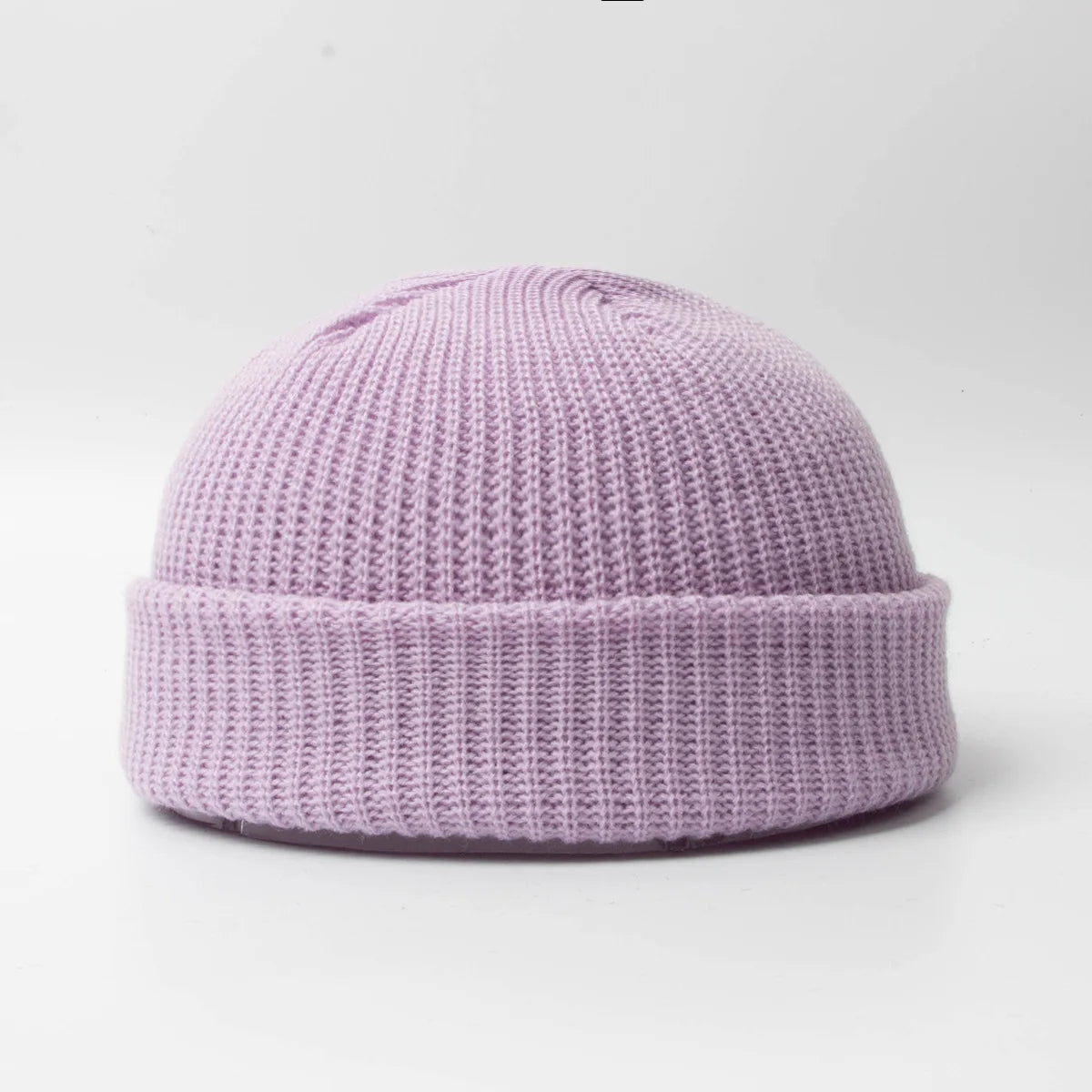 Women’s Y2K Gothic Beanie – Winter Knit Skull Cap with Metal Ring Detail, Harajuku Hip Hop Streetwear Hat