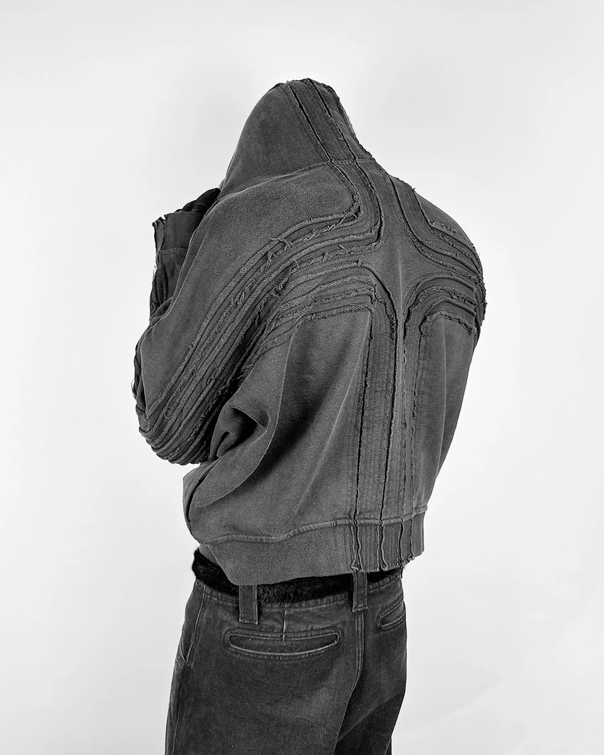 Men’s Y2K Gothic Cross Hoodie – Retro Washed Distressed Zip-Up Sweatshirt, Oversized Hip Hop Streetwear Jacket