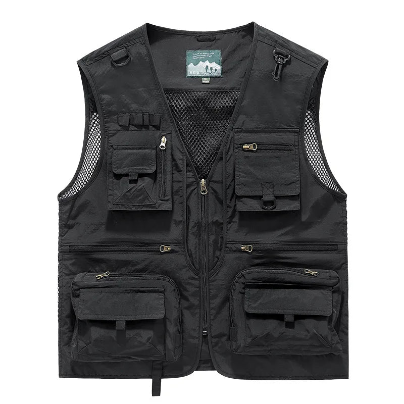 Men's Multi-Pocket Outdoor Fishing Vest – Breathable Leisure Jacket