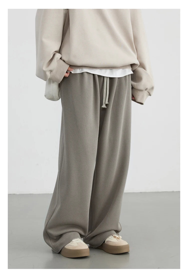 CHIC VEN Women’s High-Waist Pants – Loose Drawstring Casual Trousers