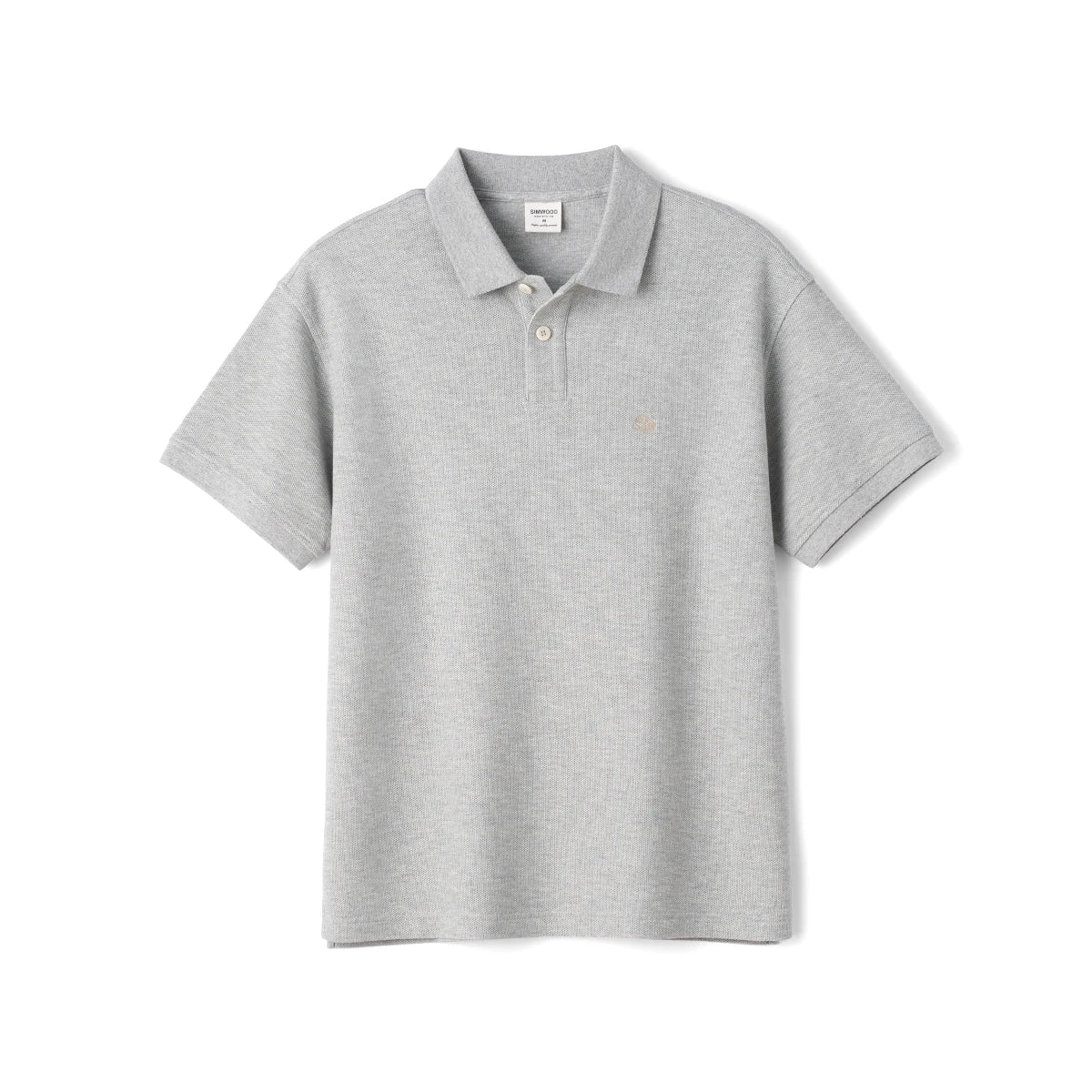 SIMWOOD Men’s Summer Oversized Polo – Breathable Moisture-Wicking Casual Tee