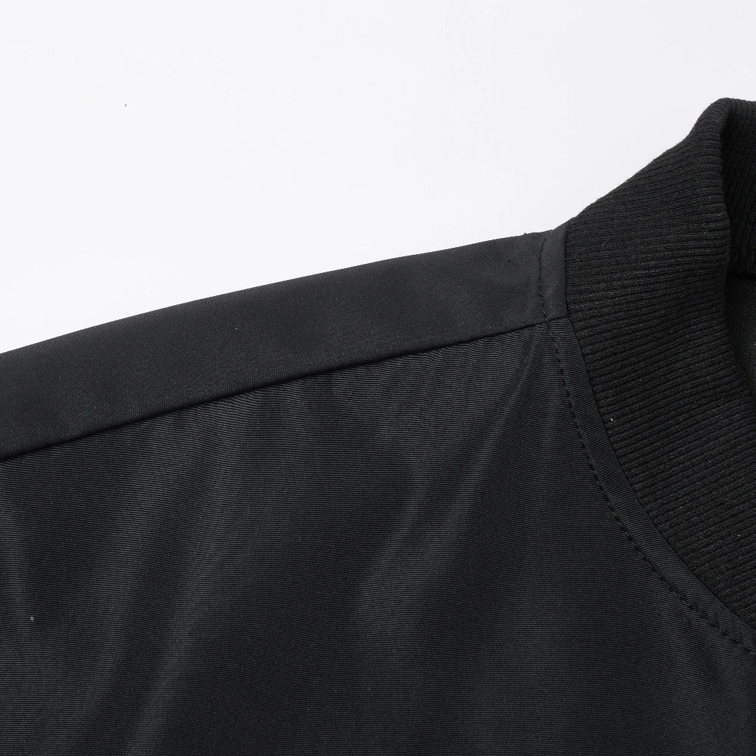 Men's Baseball Collar Solid Colour Jacket – Lightweight Business-Casual Short Coat for Spring & Autumn