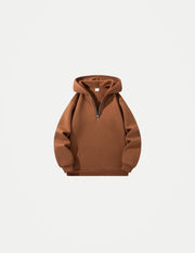 Men’s Half-Zip Hoodie – Loose Fit Long Sleeve Sweatshirt | Autumn Casual Pullover