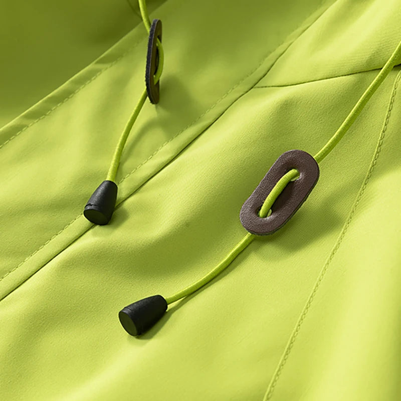 Men’s Outdoor Hooded Jacket – Waterproof Hiking & Camping Windbreaker