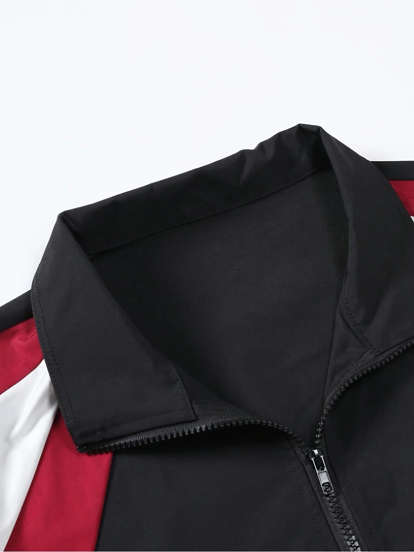 Men's Colour-Block Windproof Jacket – Lightweight Wear-Resistant Casual Travel Coat