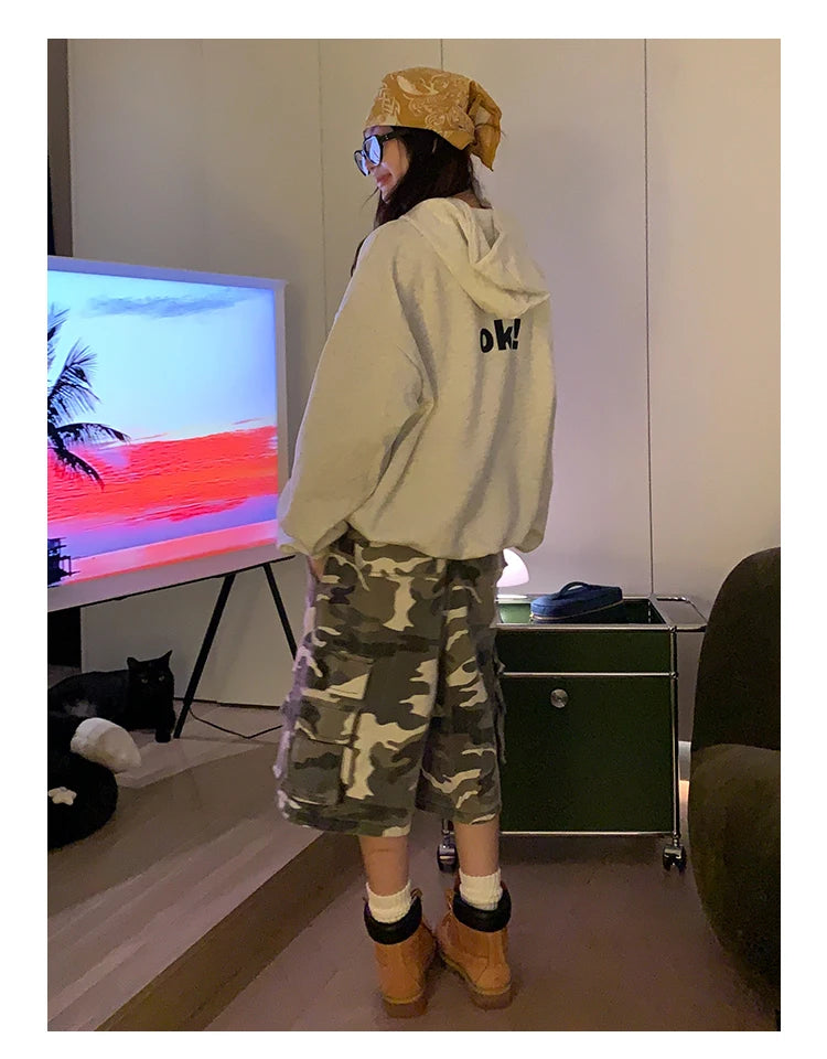 Tawaaiw Cartoon Print Hooded Hoodie – Women’s Streetwear Collection