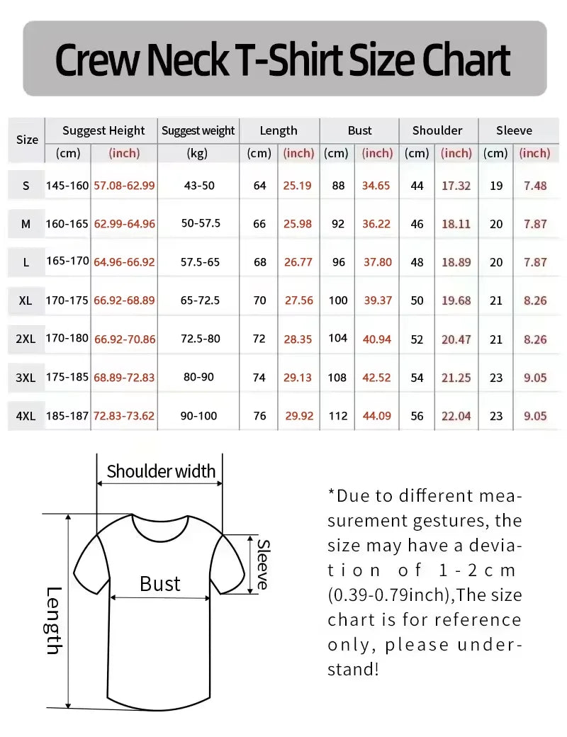 Classic Summer Graphic T-Shirt – Unisex Printed Round Neck Tee