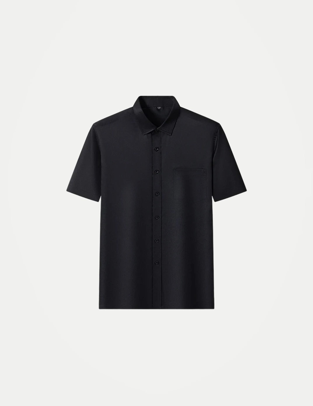 Men’s Slim Fit Dress Shirt | Wrinkle-Resistant Short Sleeve Button-Up Shirt with Pocket | Smart Casual Business Shirt S–7XL