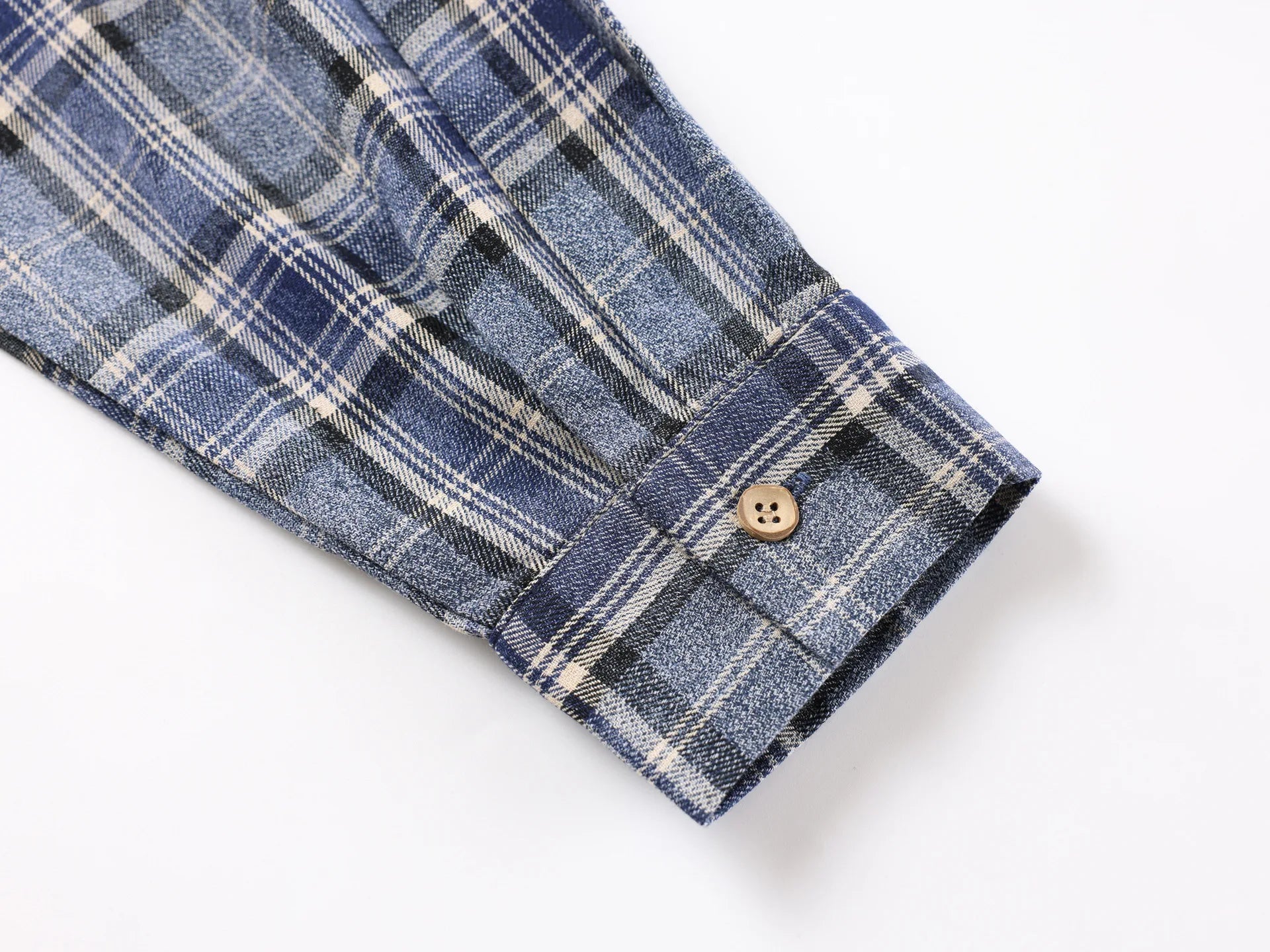 Men's American Style Plaid Shirt – High Street Casual Long Sleeve Top