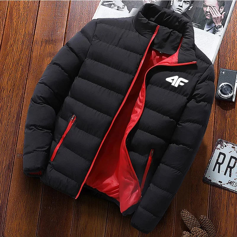 Men’s Waterproof Winter Jacket – Warm Windbreaker Coat, Casual Zip-Up Outdoor Jacket