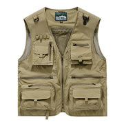 Men's Multi-Pocket Outdoor Fishing Vest – Breathable Leisure Jacket