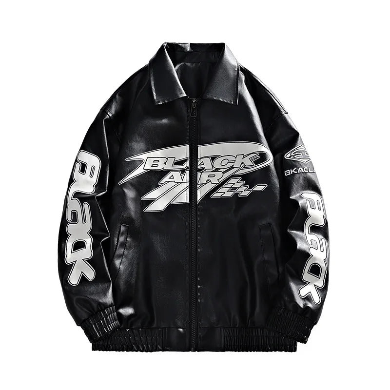 Men’s 2026 PU Leather Jacket – Spring/Summer Motorcycle Biker Coat, Trendy Asian Fit