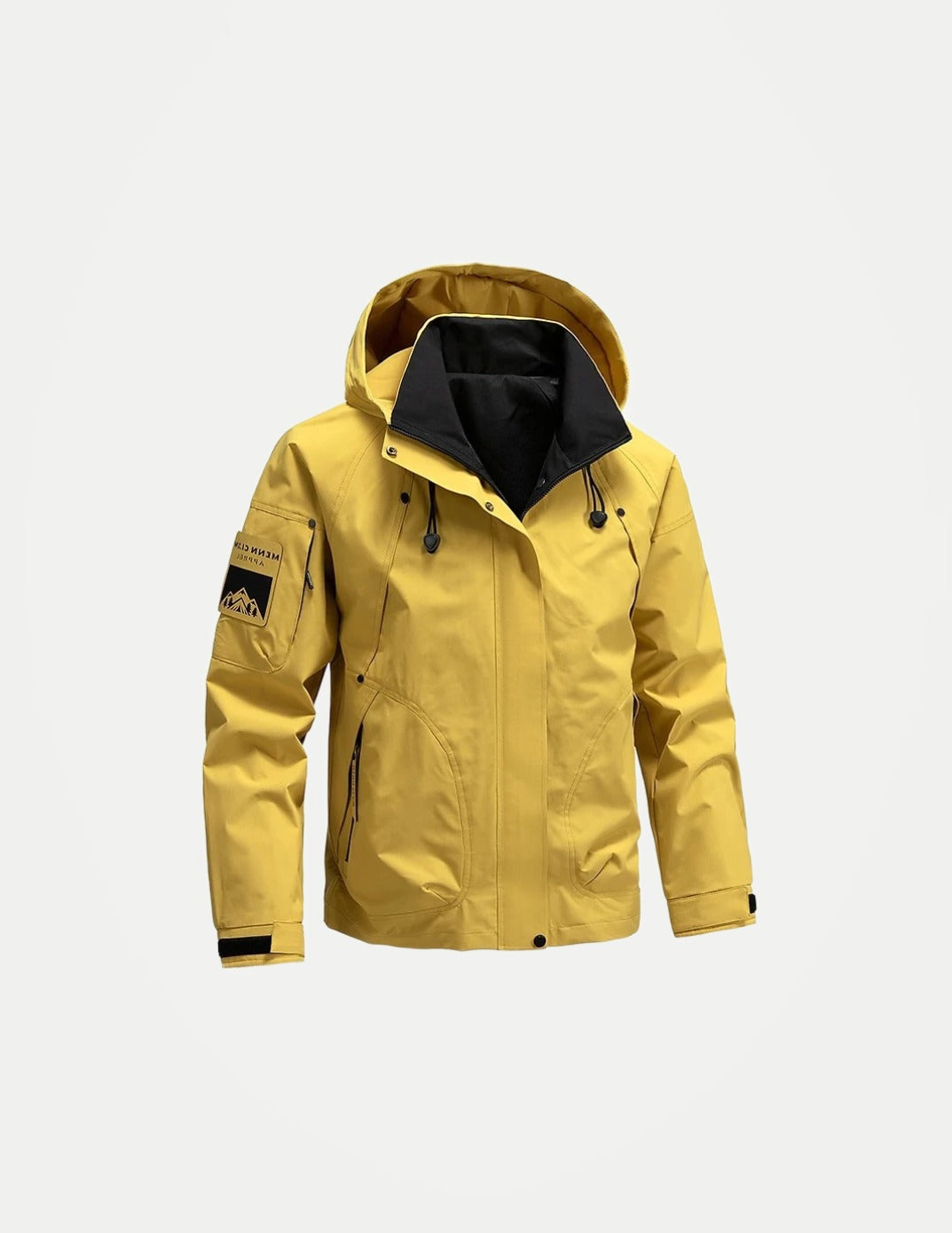 Men’s Softshell Windbreaker Jacket – Lightweight Hooded Waterproof Outdoor Coat for Hiking, Camping & Travel