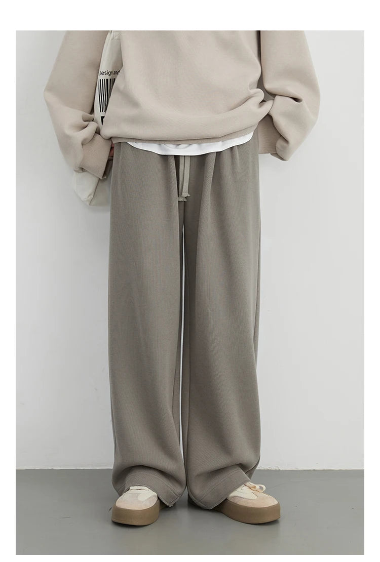 CHIC VEN Women’s High-Waist Pants – Loose Drawstring Casual Trousers