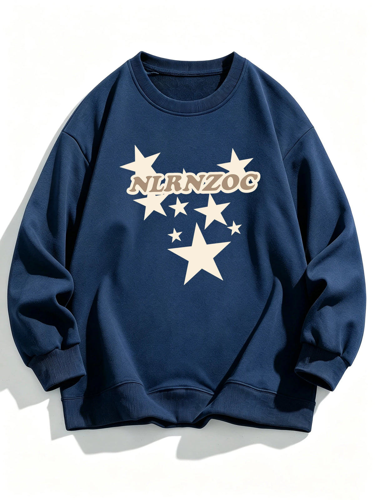 Women’s Star Graphic Sweatshirt – Long Sleeve Cartoon Streetwear Top