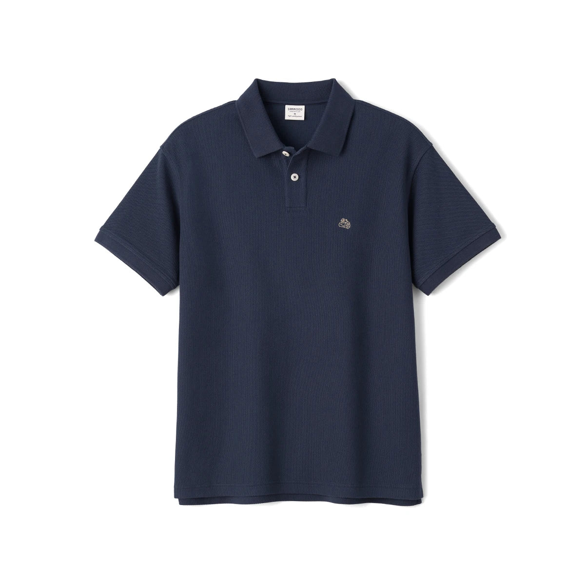 SIMWOOD Men’s Summer Oversized Polo – Breathable Moisture-Wicking Casual Tee