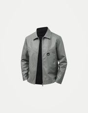 Men’s Slim-Fit Leather Jacket – Retro Lapel Coat | Stylish Spring & Autumn Casual Business Outerwear