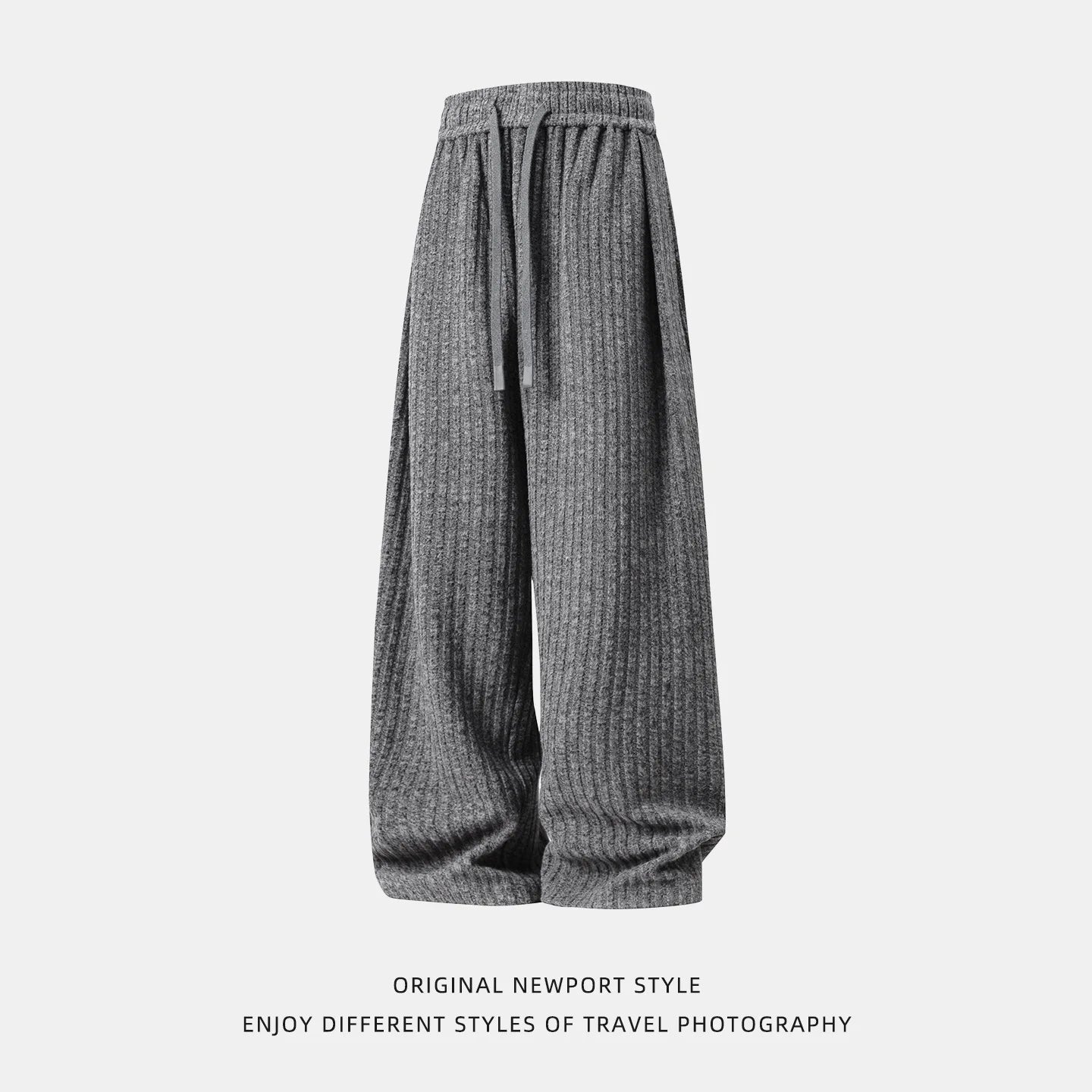 Korean Style Men’s Casual Pants – Wide Leg Streetwear