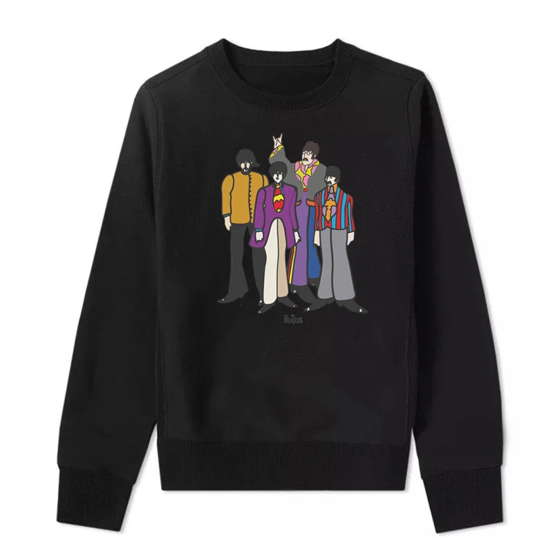 Unisex Beatles Lennon Hoodie – Loose-Fit Casual Pullover Sweatshirt, Stylish Streetwear Top for Men & Women