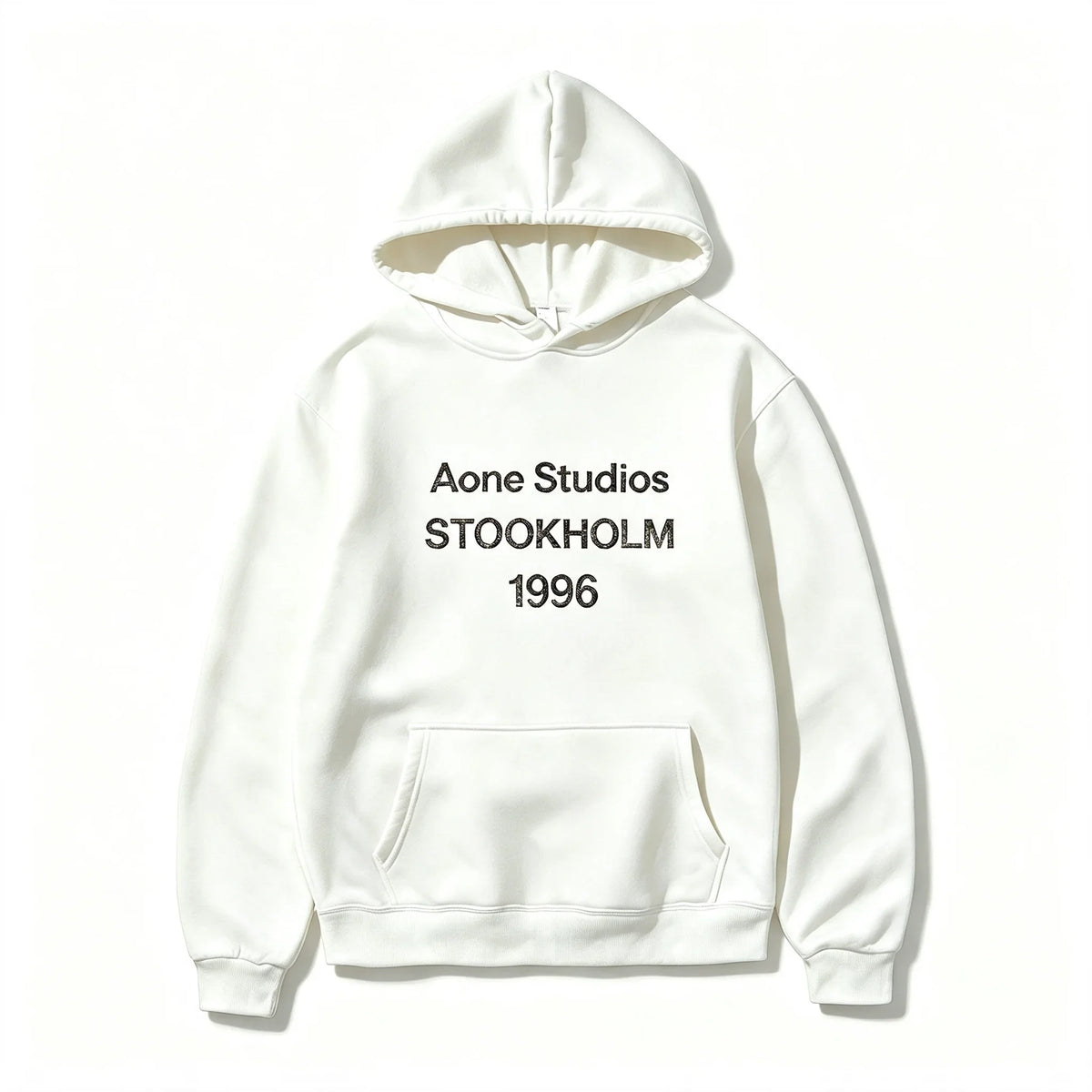 Unisex Vintage Distressed Print Hoodie – Retro Text Graphic Pullover Sweatshirt, Casual Streetwear Top