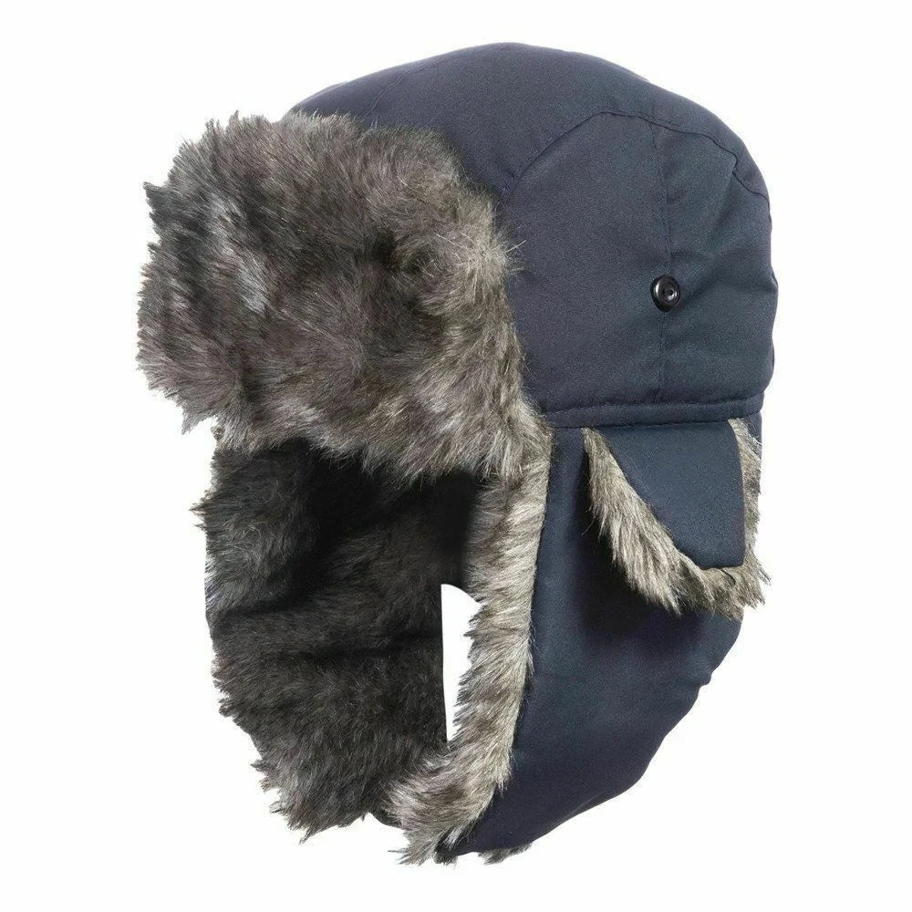 Men’s Winter Trapper Hat – Warm Ushanka Earflap Cap, Russian-Style Cold Weather Hat