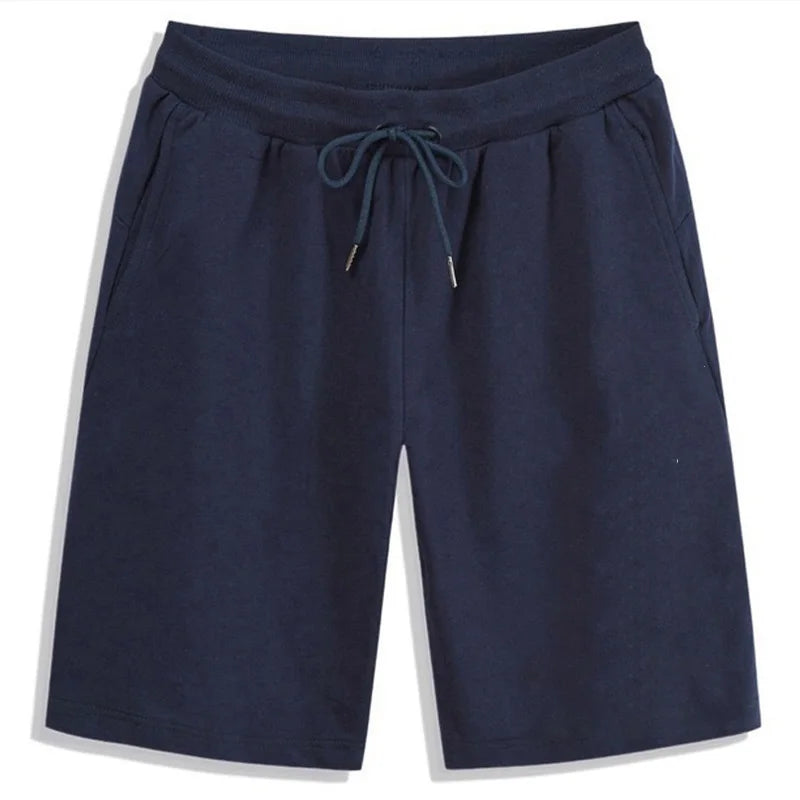 Men’s Casual Sports Shorts – Elastic Drawstring Jogger Shorts